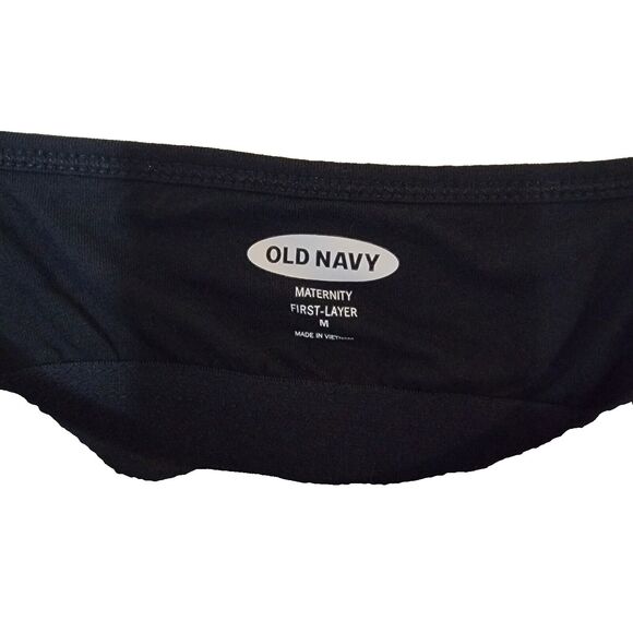 Old Navy Black Maternity Spaghetti Strap Shirt Large NWT Nursing Conformable - Picture 2 of 6